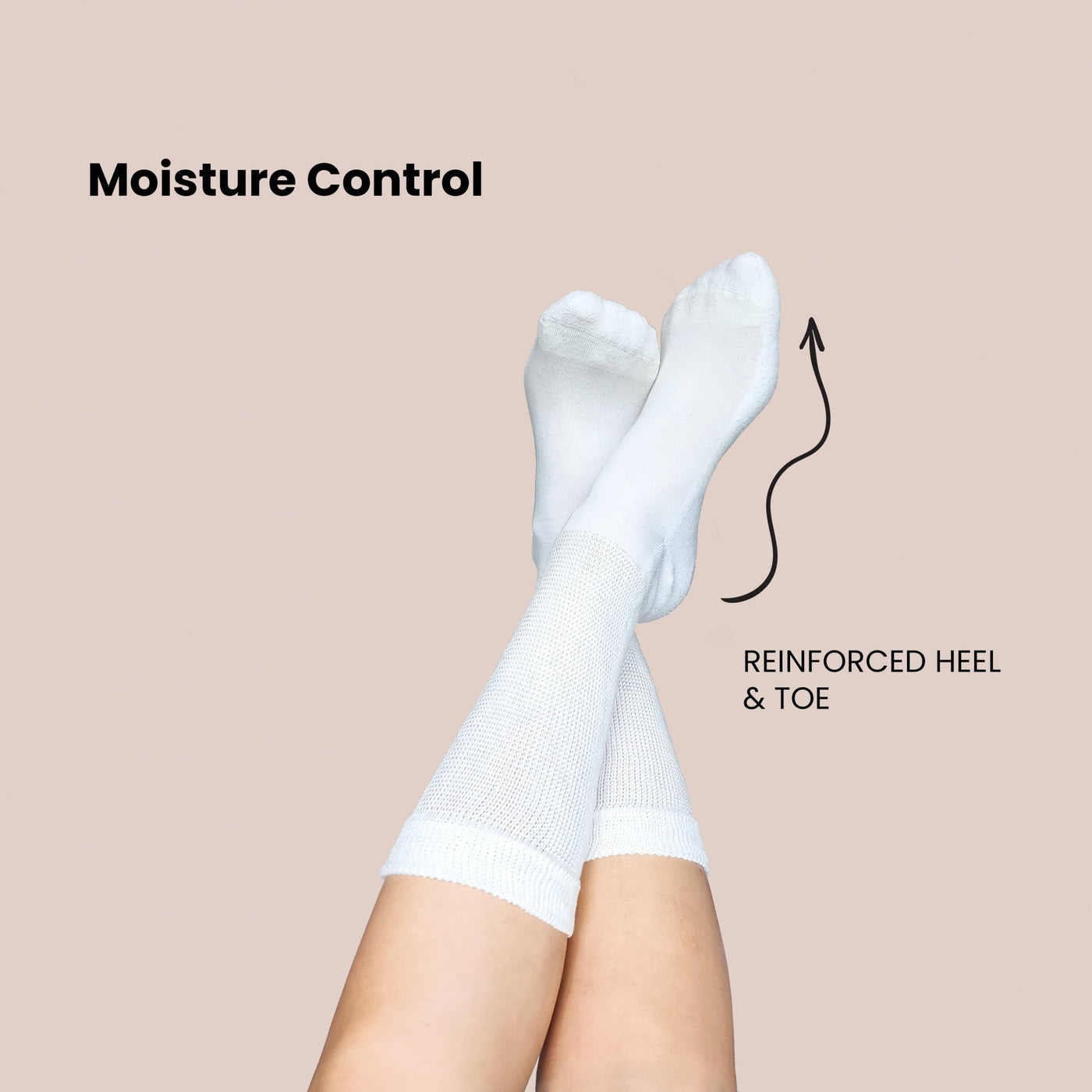 HYASOCKS: Luxury Multifunctional Diabetic/Compression Women's Sock - Hyaluxe Body